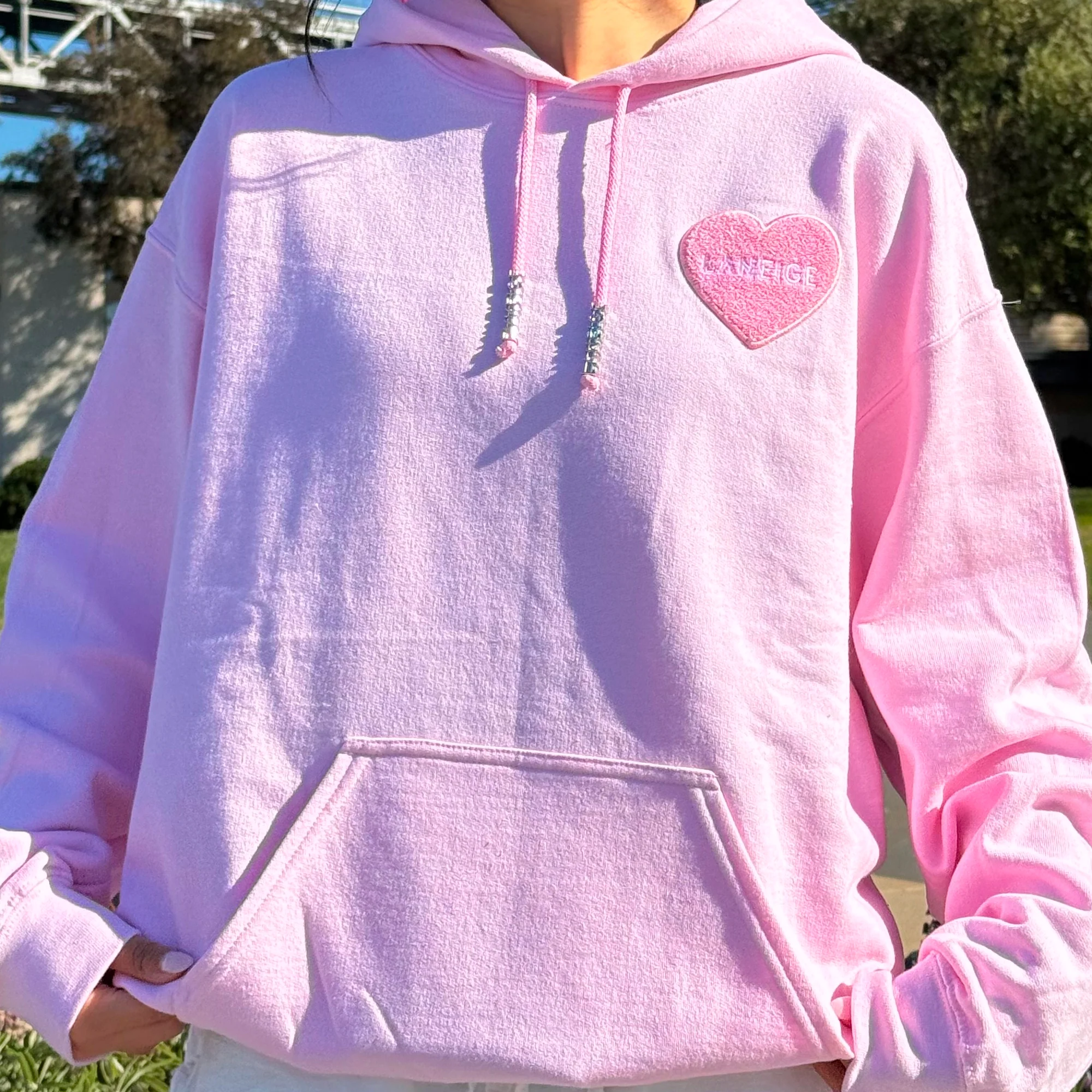 The Grove LA Pink Hoodie - Image 10