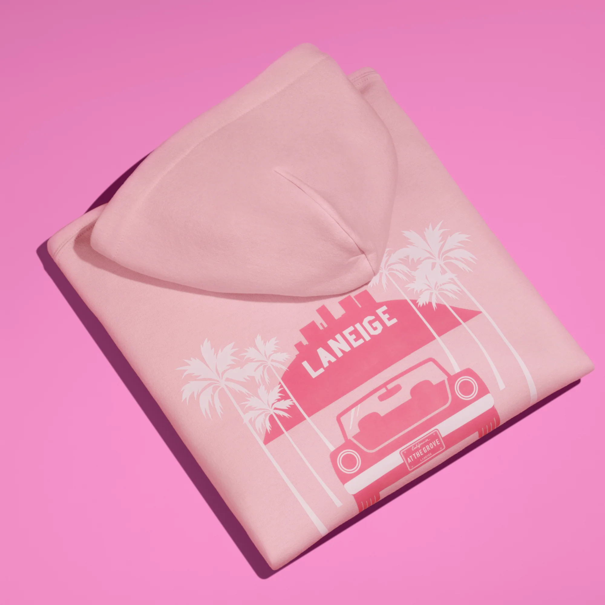 The Grove LA Pink Hoodie - Image 3