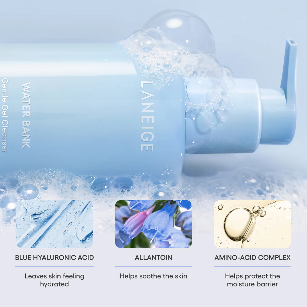 Water Bank Gentle Gel Cleanser - Image 4